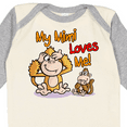 thumbnail image 4 of Inktastic My Mimi Loves Me Monkey Boys or Girls Long Sleeve Baby Bodysuit, 4 of 5
