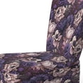 thumbnail image 4 of Designart "Moody Gothic Botanicals I" Pink Floral Upholstered Accent Chair - Cottage Arm Chair For Bedroom, 4 of 5