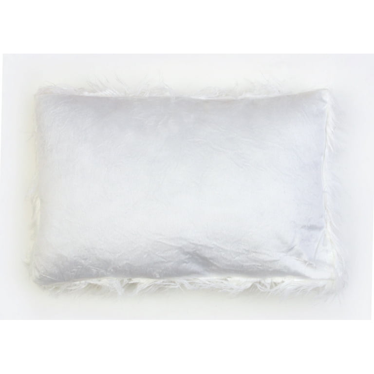 22x14 Keller Faux Mongolian Reverse to Micromink Pillow Walmart
