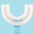thumbnail image 3 of Children'S Toothbrush U Silicone Toothbrush Mouth-Cleaning Manual Cartoon Pattern Hand-Held 2-12 And 6-12 Years Old, 3 of 8