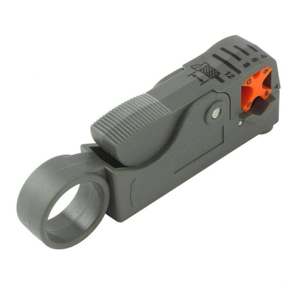 Rotary coaxial sale cable cutter tool