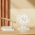 thumbnail image 4 of LSLJS Table Fan, Rechargeable Battery Operated Desk Fan with LED, Quiet Table Fan for Home, 180' Adjust Tilt, 3 Speeds Settings, Portable Fan for Office, Kitchen, Ceiling Fan, 4 of 6