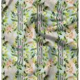 thumbnail image 1 of Soimoi Green Poly Georgette Fabric Leaf Floral Printed Fabric 1 Yard 42 Inch Wide, 1 of 6