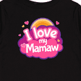 thumbnail image 4 of Inktastic I Love My Mamaw Grandchild Girls Long Sleeve Toddler T-Shirt, 4 of 5