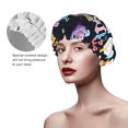 thumbnail image 2 of Kdxio Space Math Times Tables Print Shower Cap for Women,Elastic and Reusable,Double Waterproof Layers Bathing Hat, 2 of 6