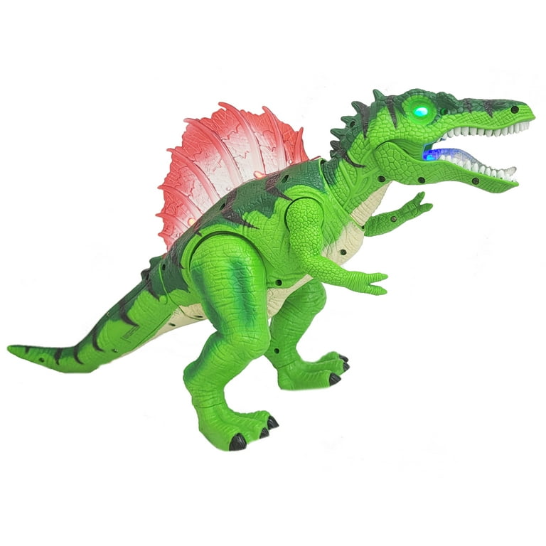 Blue Block Factory Roar Sound Light Walking Dinosaur Toy