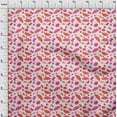 thumbnail image 4 of oneOone Polyester Spandex Red Fabric Autumn Fabric For Sewing Printed Craft Fabric By The Yard 56 Inch Wide, 4 of 4