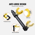 thumbnail image 4 of HCY Strut Spring Compressor Set, Macpherson Strut Spring Compressor Kit, Interchangeable Fork Strut Coil Extractor Remover Tool, with Yellow Protective Sleeve and Carrying Case, 4 of 7