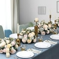 thumbnail image 6 of 350-Piece White Swirls Plastic Dinnerware Set for 50 Guests, Elegant Disposable Dinnerware for Party, Wedding. Includes 10.25" Dinner Plates, 6.5" Dessert Plates, Silverware, Napkins, Cups, 6 of 6