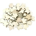 thumbnail image 1 of Coofit 100PCS Wood Slice Decorative DIY Maple Leaf Shape Wood Craft Wood Embellishment, 1 of 6