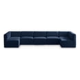 thumbnail image 1 of Meridian Furniture Quincy Navy Velvet Modular Sectional, 1 of 27