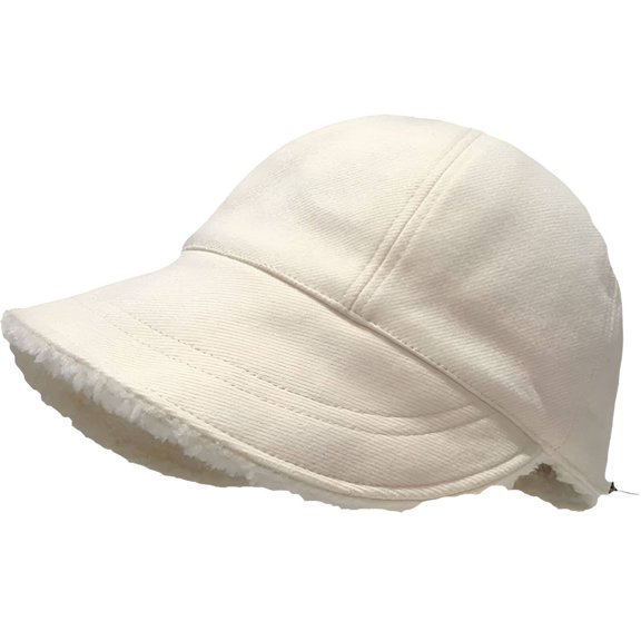 TELOLY Winter Hats for Women,Fashionable Warmth Warm Hats for Women,Stylish Cold Weather Comfort Winter Hat,White