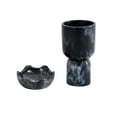 thumbnail image 3 of Platform Black Swirl Resin Kiddush Cup, 3 of 6