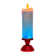 thumbnail image 2 of Velas navideñas LED ckepdyeh, velas de agua LED que cambian de color con purpurina, luces LED sin llama, mesa de escritorio, color rojo, 2 of 7