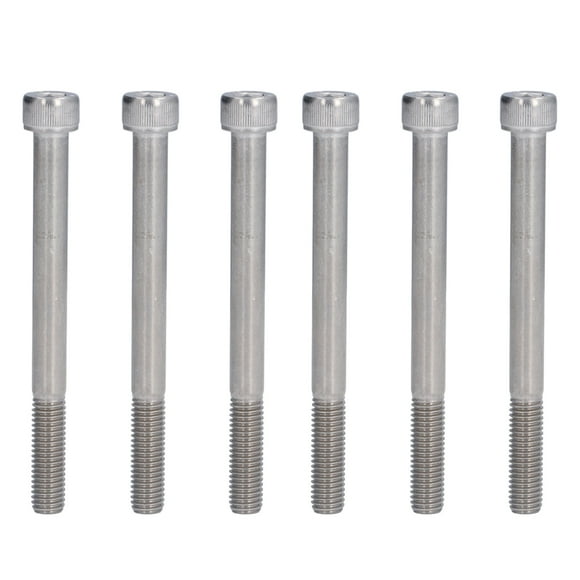 M10 Stainless Steel Hex Socket Bolts 10Pcs A2-70 with Various Sizes, Easy to Store and Identify for Industrial Machinery, Designed for Insulating Materials, Suitable for DIY