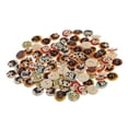 thumbnail image 1 of 100 Piezas / Pieza Botón de 2 Agujero Botón Plano Botón Decorativo Scrapbooking, 1 of 9