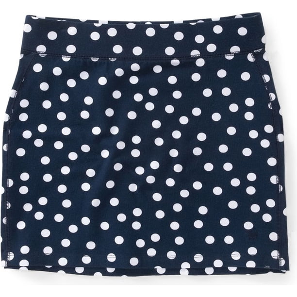 Falda recta elástica Aeropostale con lunares para mujer azul mediano Alinear