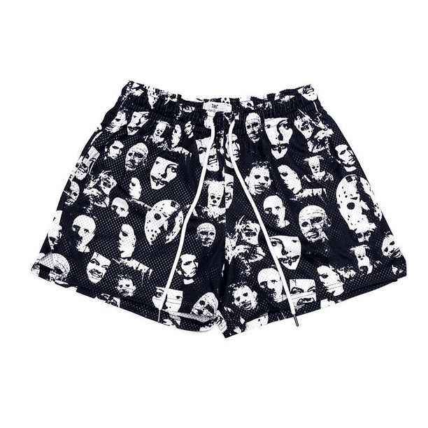 Pantalones cortos de lluvia de marca de moda estadounidense adecuados para correr, fitness, deportes al aire libre, baloncesto, pantalones transpirables de secado rápido, unisex