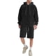 thumbnail image 2 of Ceisia Men's Loose Fit Fleece Hooded Long-Sleeve Top & Shorts Set | Casual Warm Two-Piece Outfit Gifts, 2 of 9