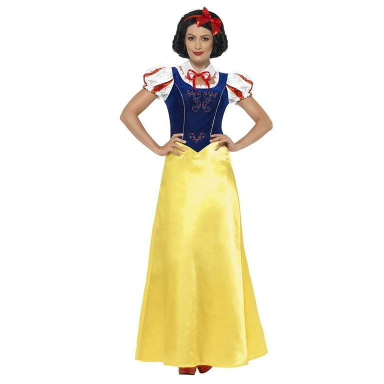 Princess Snow Costume Adult Yellow Princess Snow Costume Adult Yellow