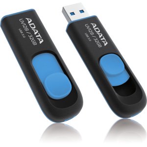 UPC 842243006063 product image for A Data AUV128 32G RBE Dashdrive UV128 32Gb USB 3.0 Black/Blue Flash Drive | upcitemdb.com
