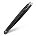 thumbnail image 1 of Pinzas para cejas aaasportx Professional con punta inclinada, color negro, 1 of 9