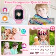 thumbnail image 5 of 4G Kids Smartwatch with SIM Card,GPS Tracker,Boys Girls Smart Watch for Kids with Camera, 2 Way Phone Call, SOS, Smart Wrist Watch, 4-13 Years Children Xmas Birthday Gifts, Pink, 5 of 8