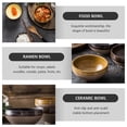thumbnail image 4 of 1Pc Home Kitchen Simple Bowl Soup Bowl Food Serving Salad Noddle Rice Bowl, 4 of 8