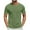 Green, variant on Summer T Shirts for Men Plus Size Solid Color Crew Neck Casual Loose Tee Shirts Short Sleeve Mens Summer Tops S-2XL under $7
