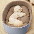 thumbnail image 6 of chaungfeng Large Dog Bed for Dogs and Cats, Washable, Non-Slip Bottom, High and Low Sides, with Four-Season Universal Detachable Mat No Sticky Hair (15.7"x11.8"), 6 of 7