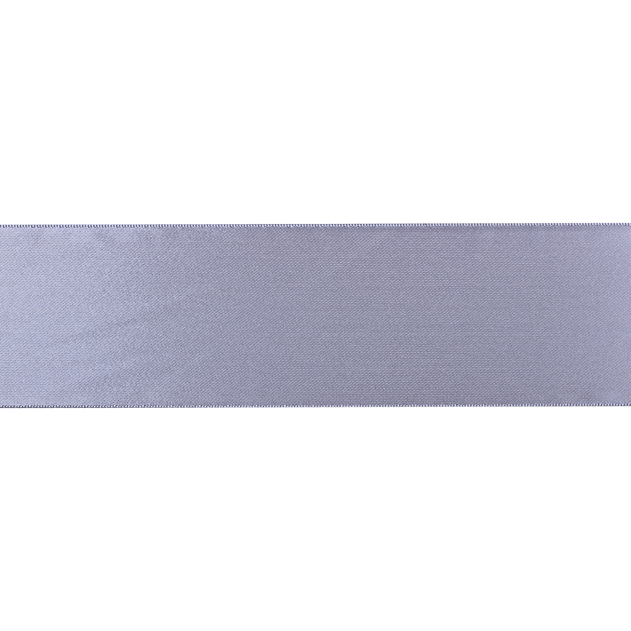 Gwen Studios 2 1/4" Gray Satin Ribbon, 4 Yards