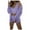 Purple, variant on Sngxgn Pajamas Set for Women Summer Sleepwear Soft Tops Pants Pjs Lounge Pajama Sets(Grey,XL)