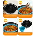 thumbnail image 6 of 1*Silicone Inner Pad Clearance! Round Cooker Liner Grade Reusable Non Stick Heat with Handle Dishwasher Round Slow Cooker Liner Kitchen, 6 of 7