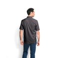 thumbnail image 4 of Camisa Orvis Tech Chambray Work de manga corta para hombre, color negro-S, 4 of 4