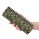 thumbnail image 5 of Disketp Green Skulls Estuche Organizador de Lápices de Cuero, Estuche de Oficina con Cremallera para Bolígrafo y Lápiz, 5 of 6