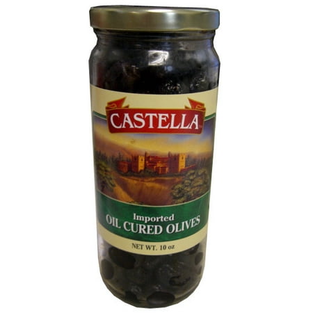 Oil Cured Olives, Imported (Castella) 8 oz