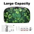 thumbnail image 3 of Saint Patrick's Day Oxford Fabric Waterproof Digital Bag Cable Organizer Travel Small Holder for Charger, Hard Drive - 5.9x9.44x3.14 in., 3 of 6