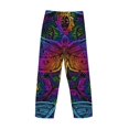 thumbnail image 5 of Balery Indian Mandalas Dragonfly print Men's Pajama Pants,Ultra Lightweight Pjs,Lounge Pant-XX-Large, 5 of 9