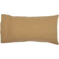 thumbnail image 4 of VHC Brands Burlap Natural Bedding Accessory, King Pillow Case Set 21x40, Tan, 4 of 7
