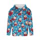 thumbnail image 4 of Sudadera con capucha para hombre, informal, con cordón, estampado navideño, deportiva, blusa de poliéster, 4 of 4