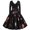 Black, variant on Fesfesfes Women Gowns Patchword Vintage Rockabilly Dress Dresses Christmas Bow Party Dress Tops on