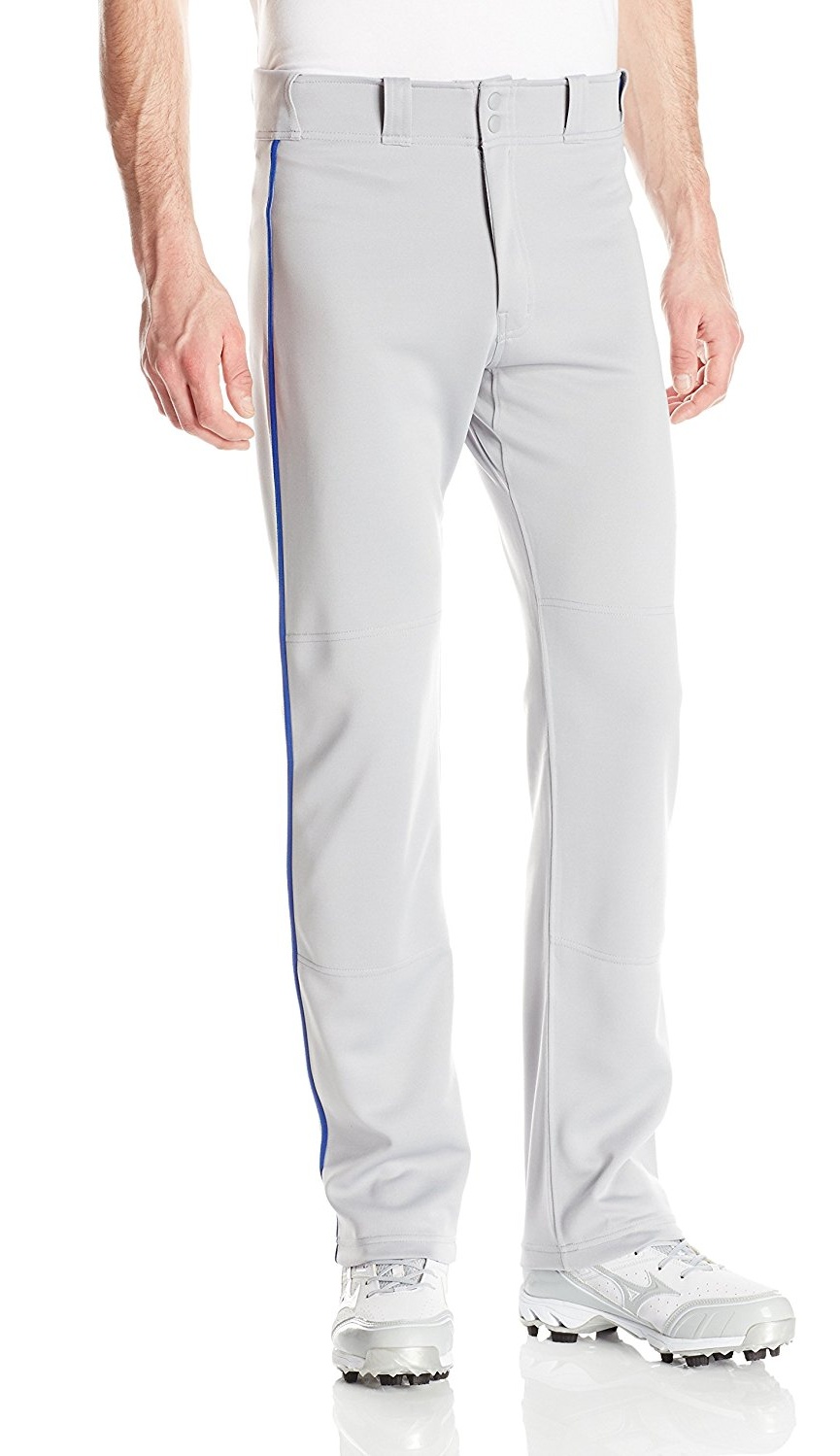 Mako II Piped Pants, Grey/Royal, Medium 