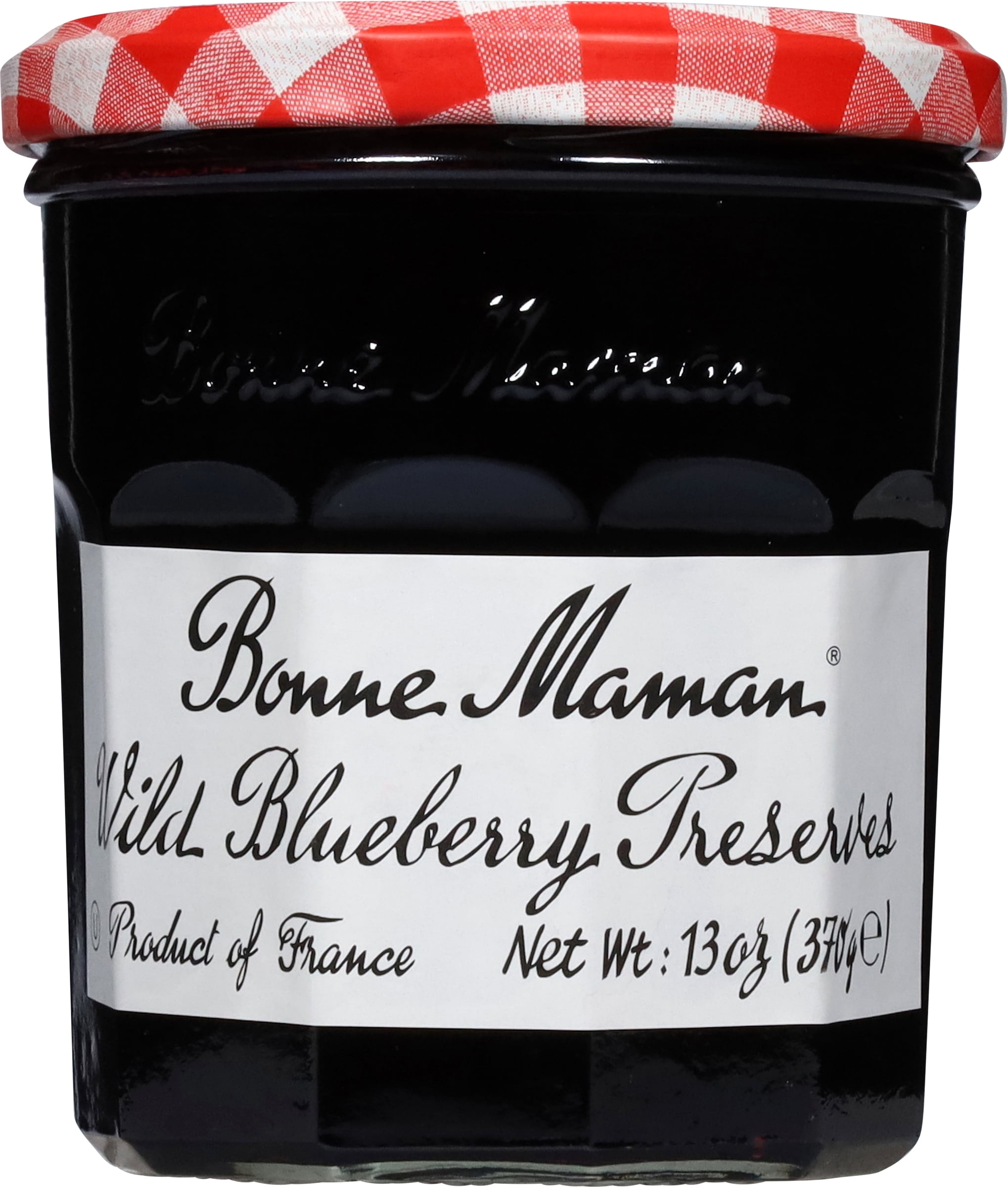 (6 pack) Bonne Maman Wild Blueberry Preserves, 13.0 OZ