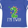 thumbnail image 4 of Inktastic 2nd Birthday Dinosaur Party 2 Year Old Boys or Girls Toddler T-Shirt, 4 of 5