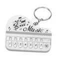 thumbnail image 2 of Mini Size Finger Piano Keyring Tiny Electronic Keyboard Key Chain Piano Keychain White, 2 of 9