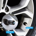 thumbnail image 3 of Cubierta de vástago de válvula de neumático de rueda de coche YUIQIEUY para BMW X1 X3 M3 M5, 3 of 5