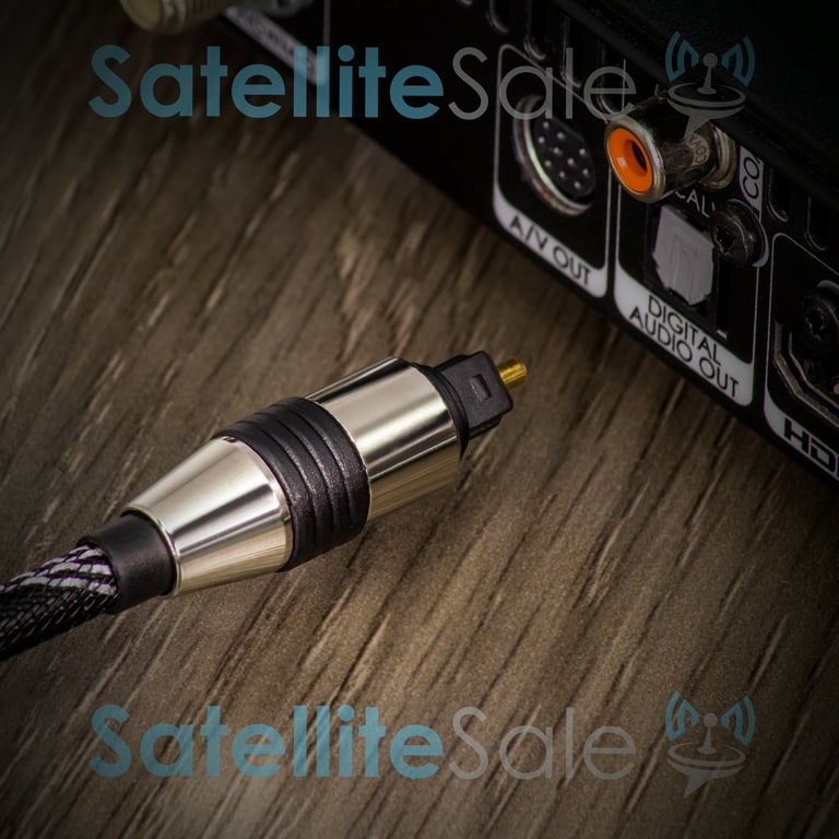 SatelliteSale Digital Toslink SPDIF Audio Optical Fiber Cable Universa