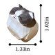 thumbnail image 5 of Adorable figura de gato gris pequeño: perfecta para la decoración del hogar y los amantes de los gatos, 5 of 8