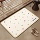 thumbnail image 1 of Bathroom Floor Mat Diatomaceous Earth Tech-Fabric | Non-Slip Rubber Base | Fast-Absorbent Quick-Dry | Dirt-Proof Washable Soft Sponge | 60x40cm Polyester | 1pc Multicolor, 1 of 6
