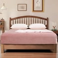 thumbnail image 6 of PHF Truly Velvet Fitted Sheet Twin Size, Luxury Super Soft Flannel Bottom Sheet with 15" Deep Pocket for Winter, Pink, 6 of 6